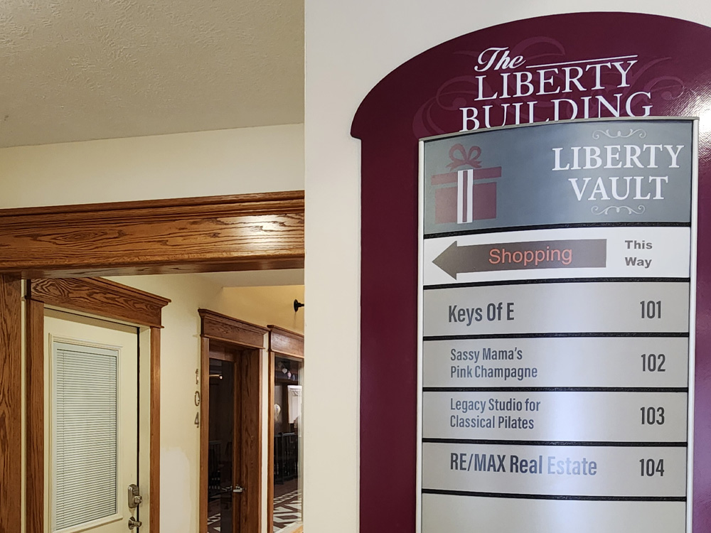 Legacy Studio Entrance Sign